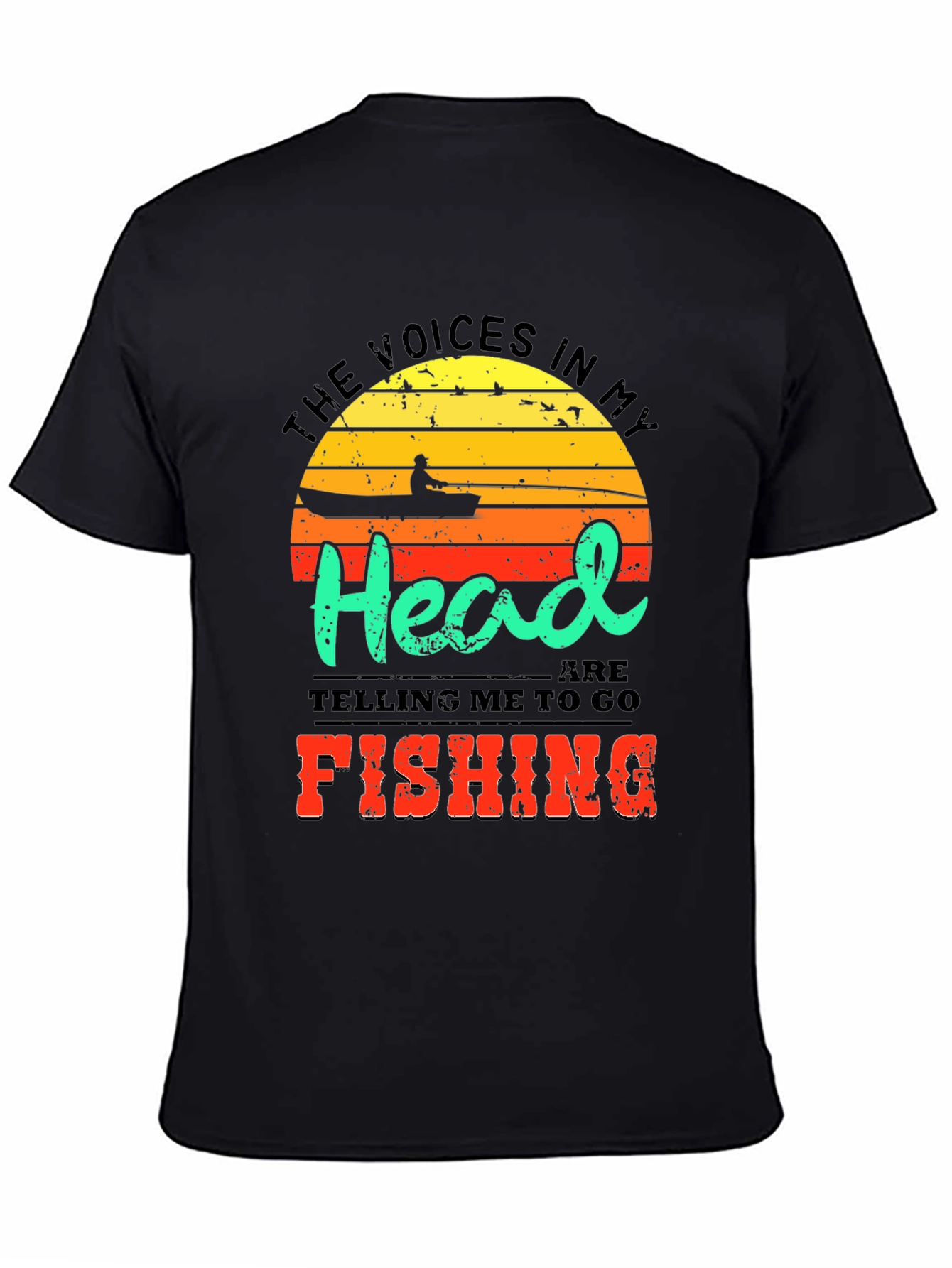 Funny Fishing T-Shirt - Voices in My Head Tee
