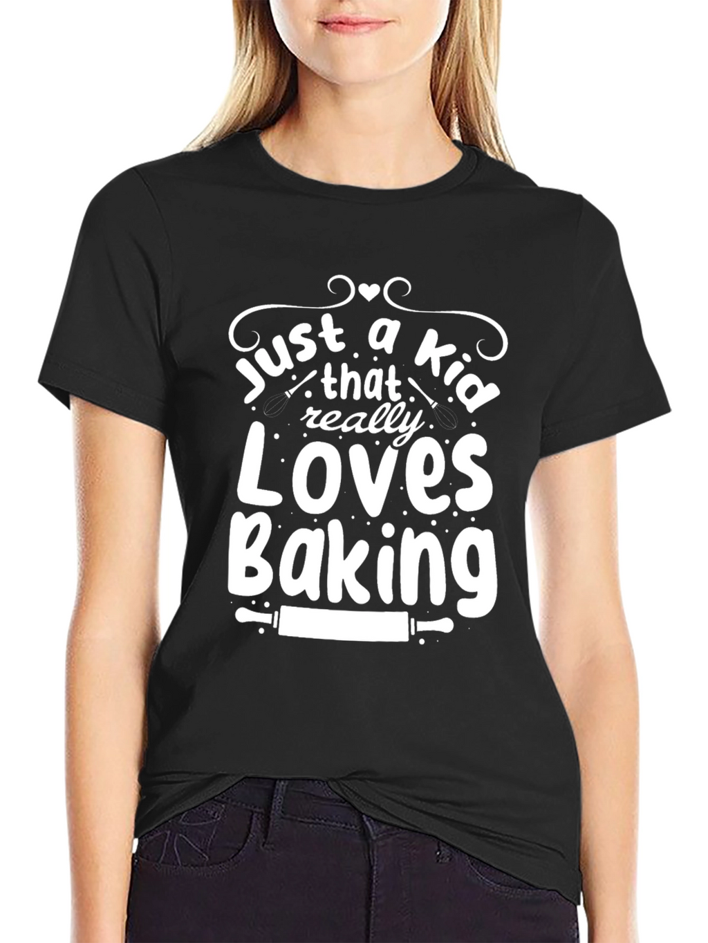 Just a Kid Who Loves Baking T-Shirt