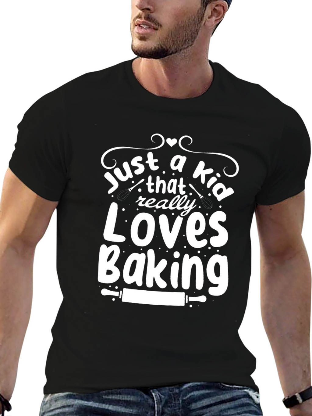 Just a Kid Who Loves Baking T-Shirt