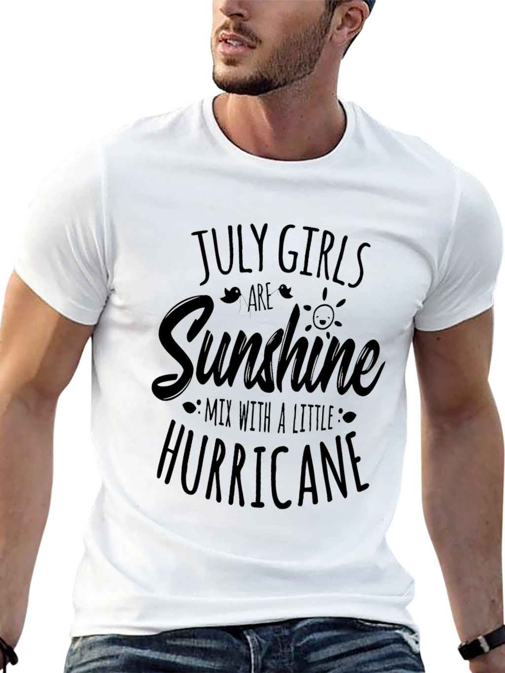 July Girls Sunshine Hurricane Graphic Tee