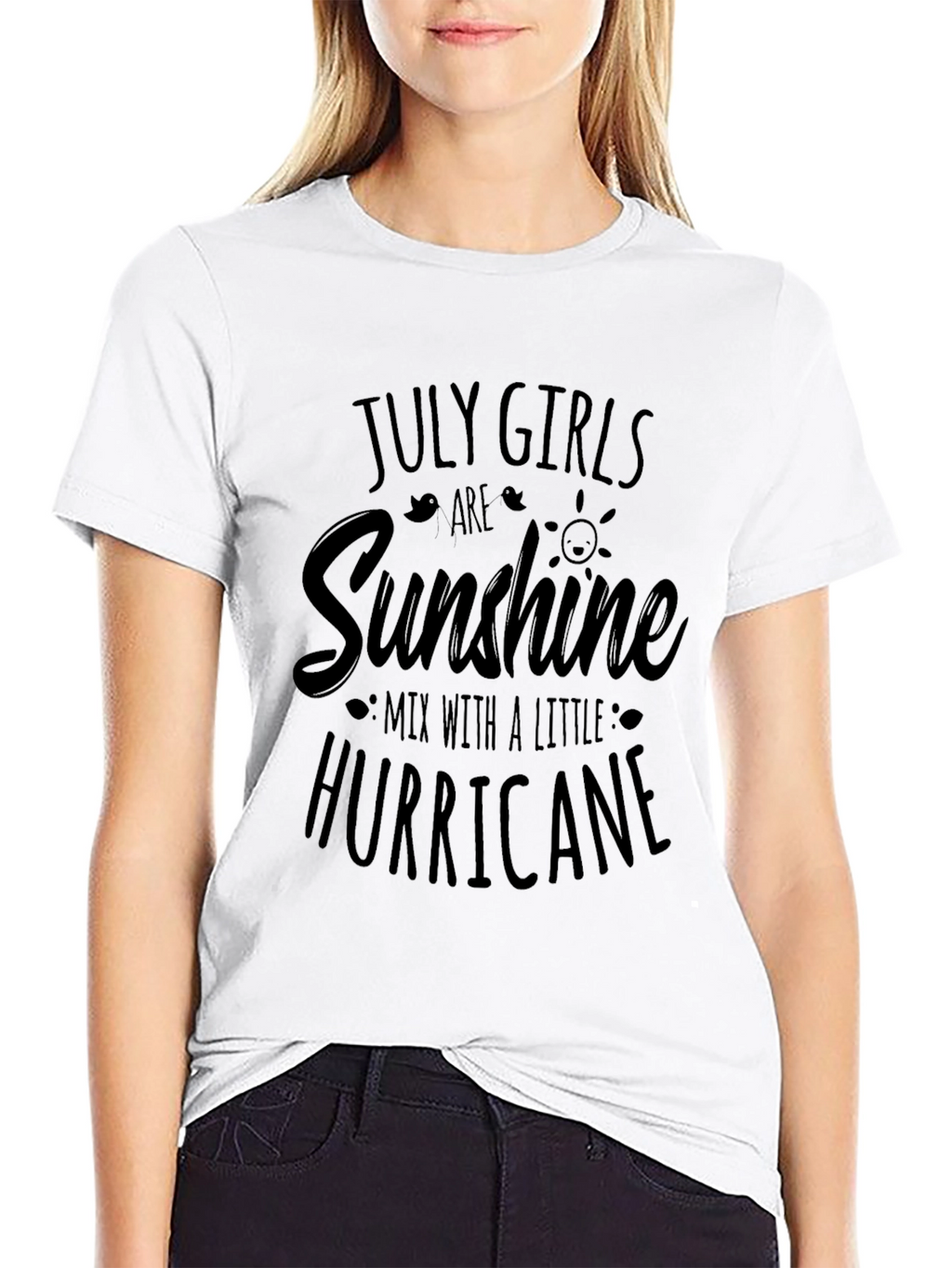 July Girls Sunshine Hurricane Graphic Tee