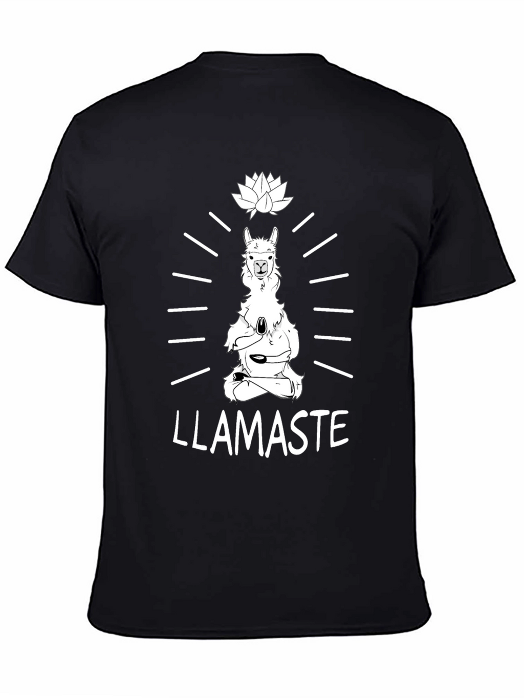 Llamaste Yoga T-Shirt - Meditating Llama Tee