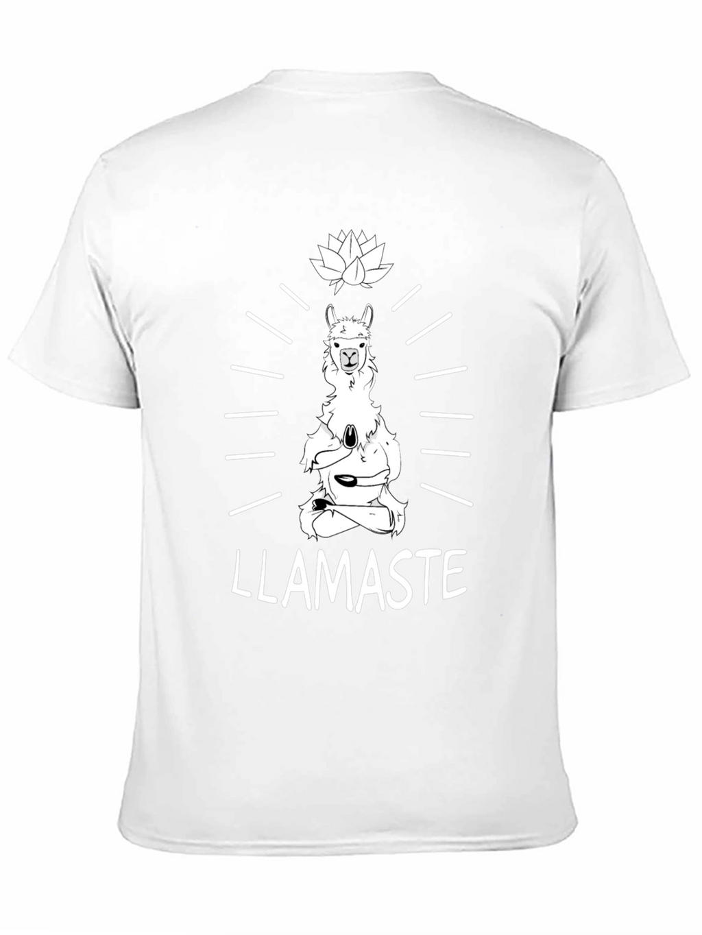 Llamaste Yoga T-Shirt - Meditating Llama Tee