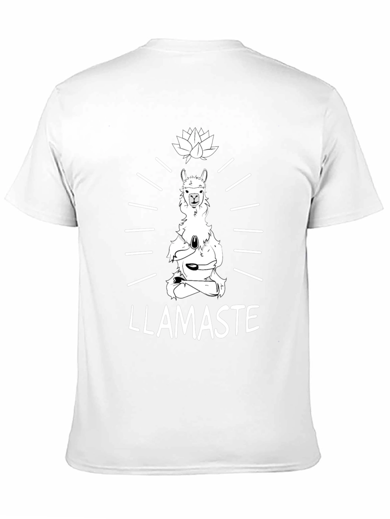 Llamaste Yoga T-Shirt - Meditating Llama Tee