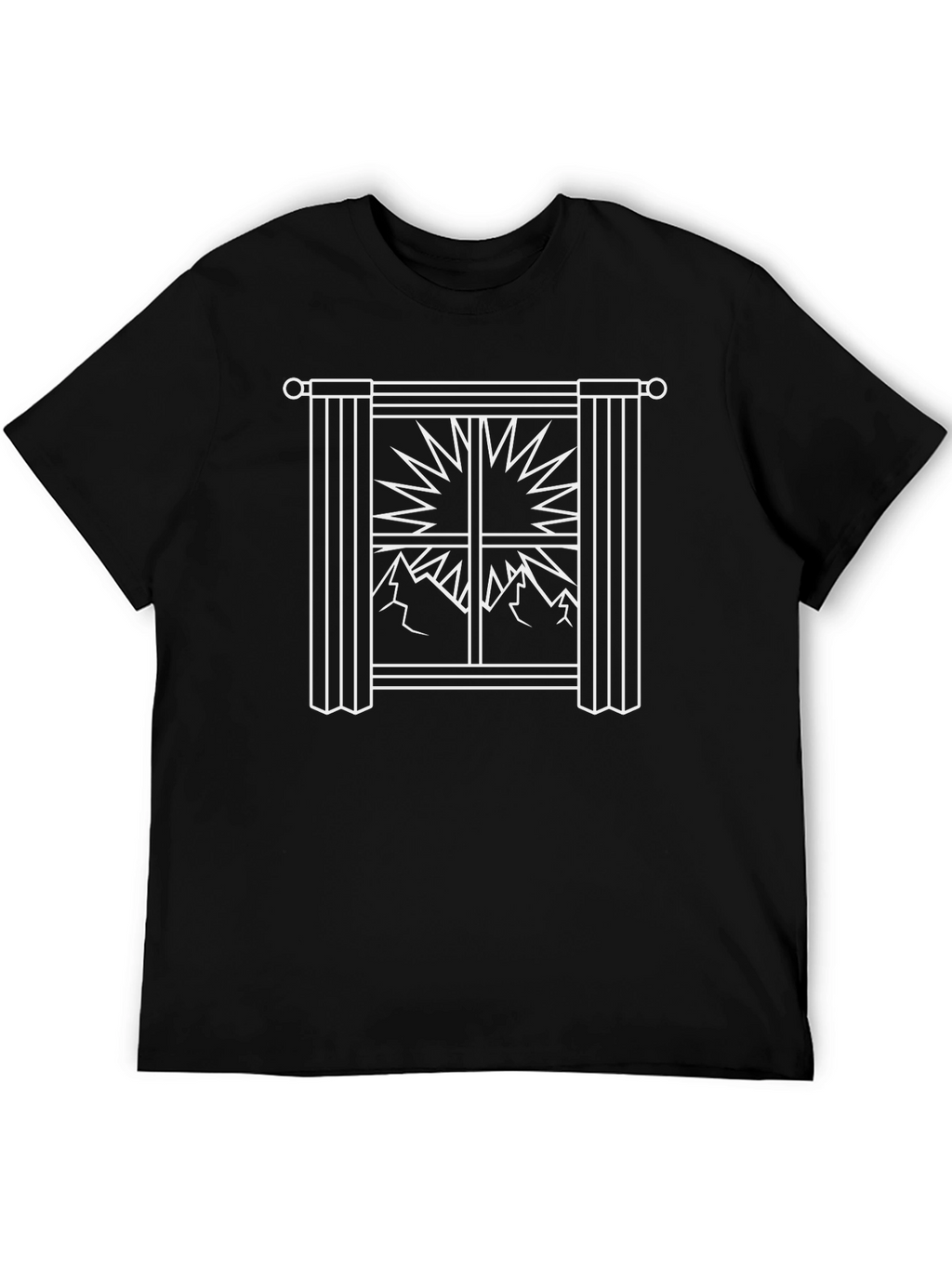 Mountain View Graphic Tee - Black