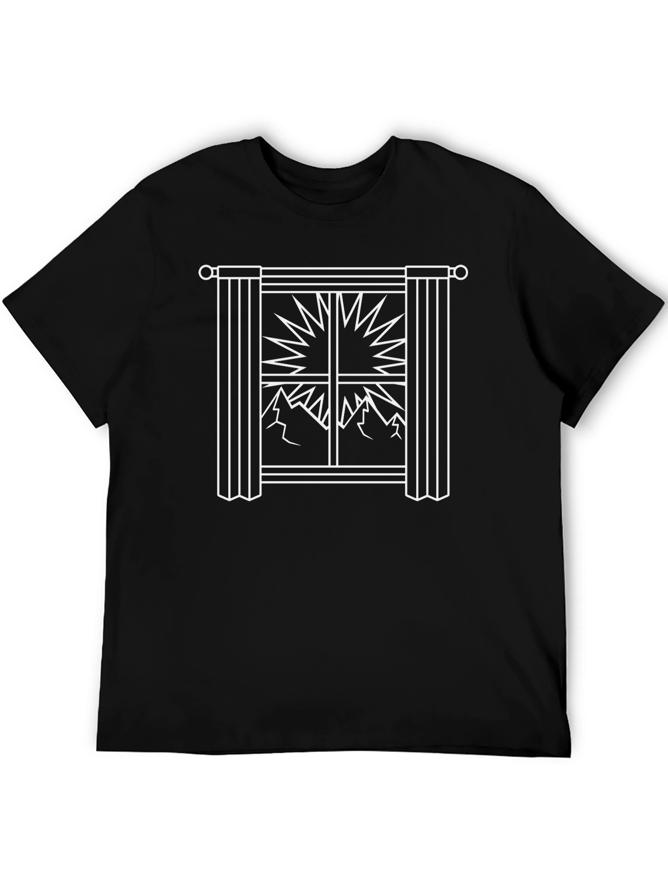 Mountain View Graphic Tee - Black