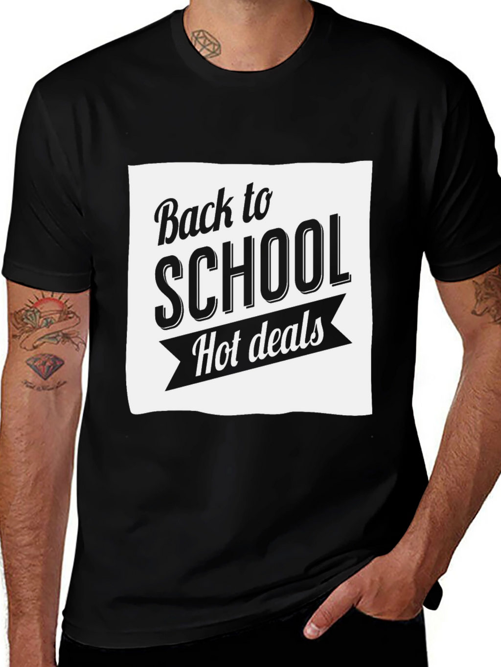 Back to School Hot Deals Black T-Shirt