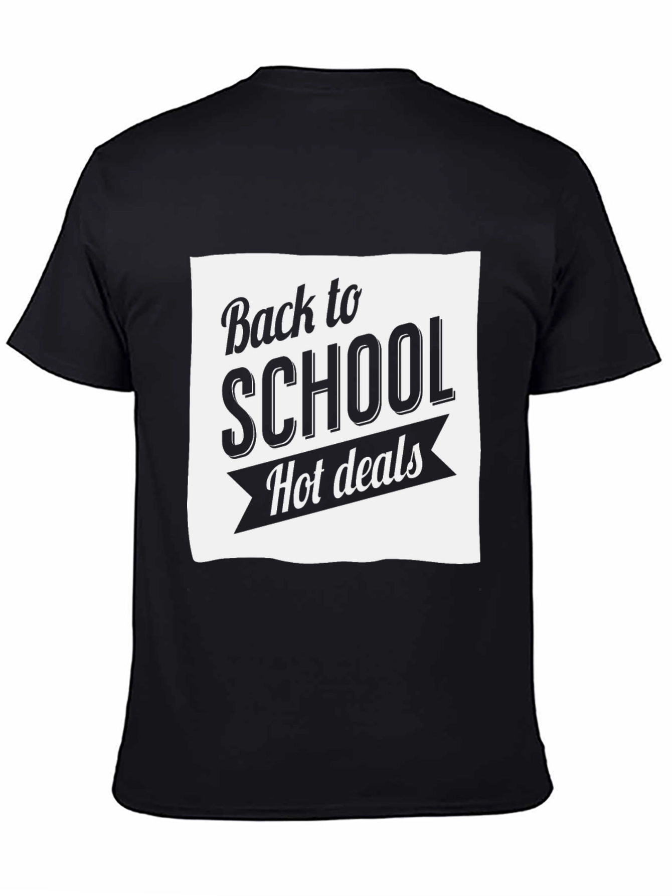 Back to School Hot Deals Black T-Shirt