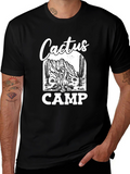 Cactus Camp Graphic Tee - Desert Adventure Style