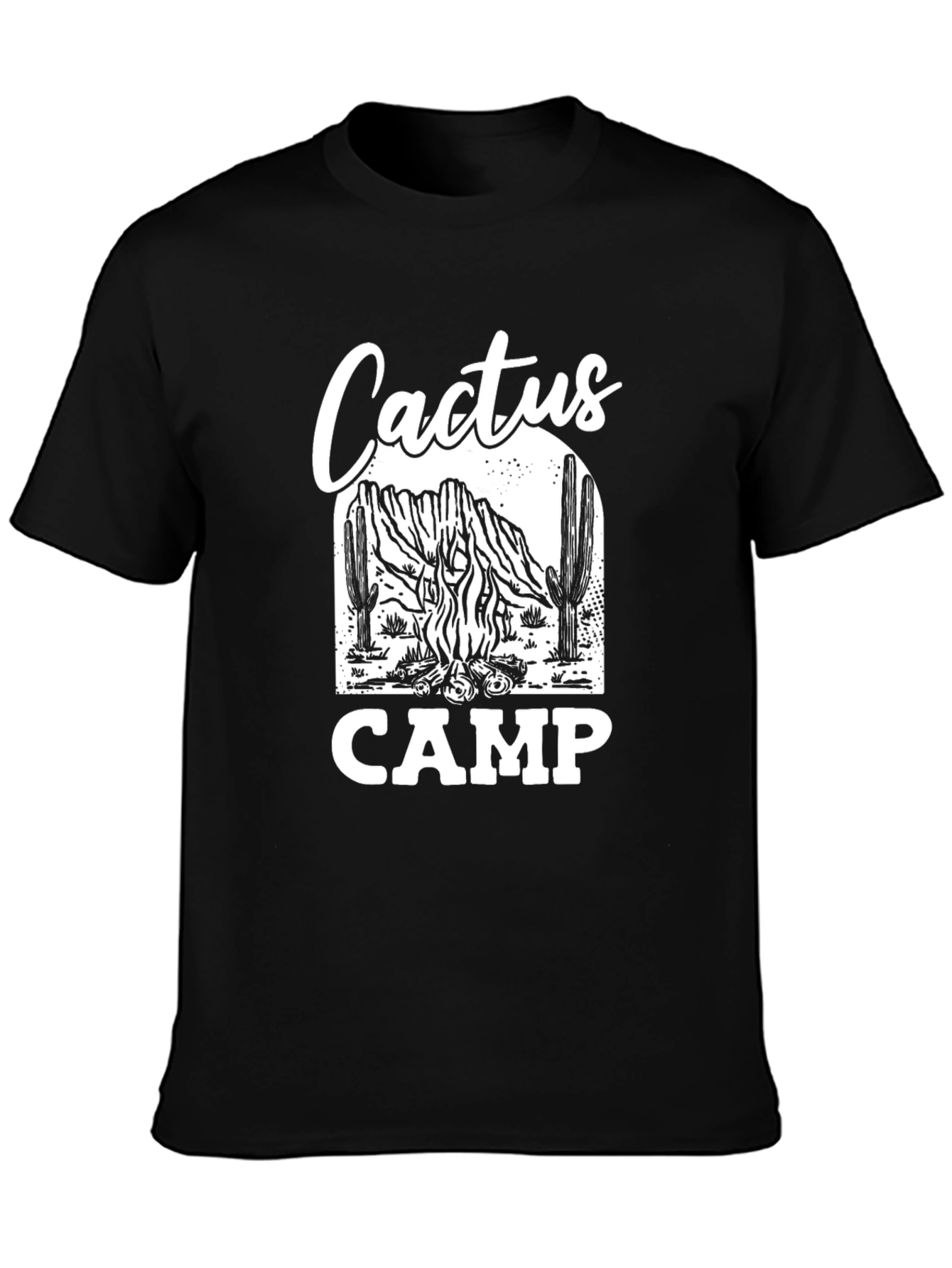 Cactus Camp Graphic Tee - Desert Adventure Style