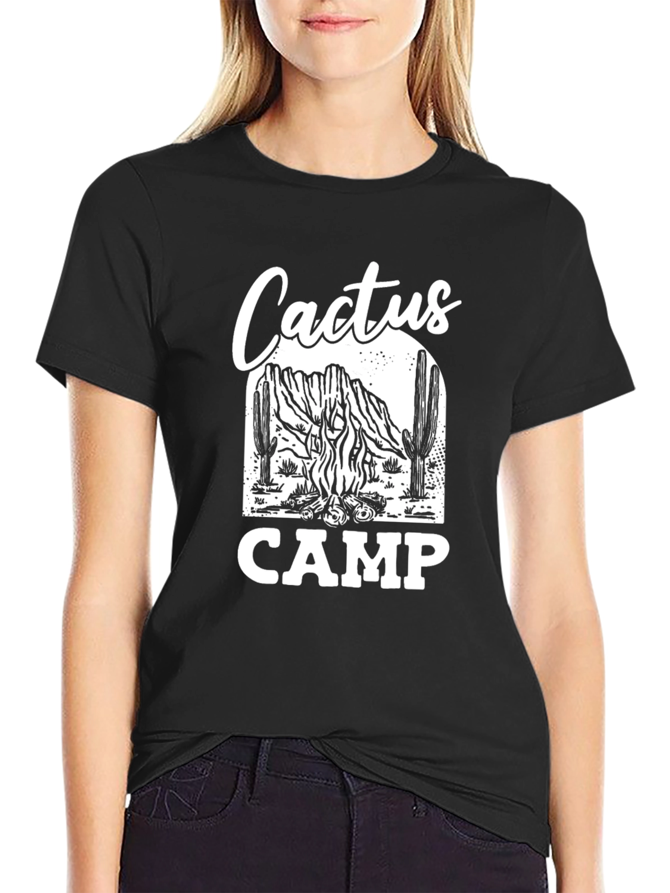 Cactus Camp Graphic Tee - Desert Adventure Style