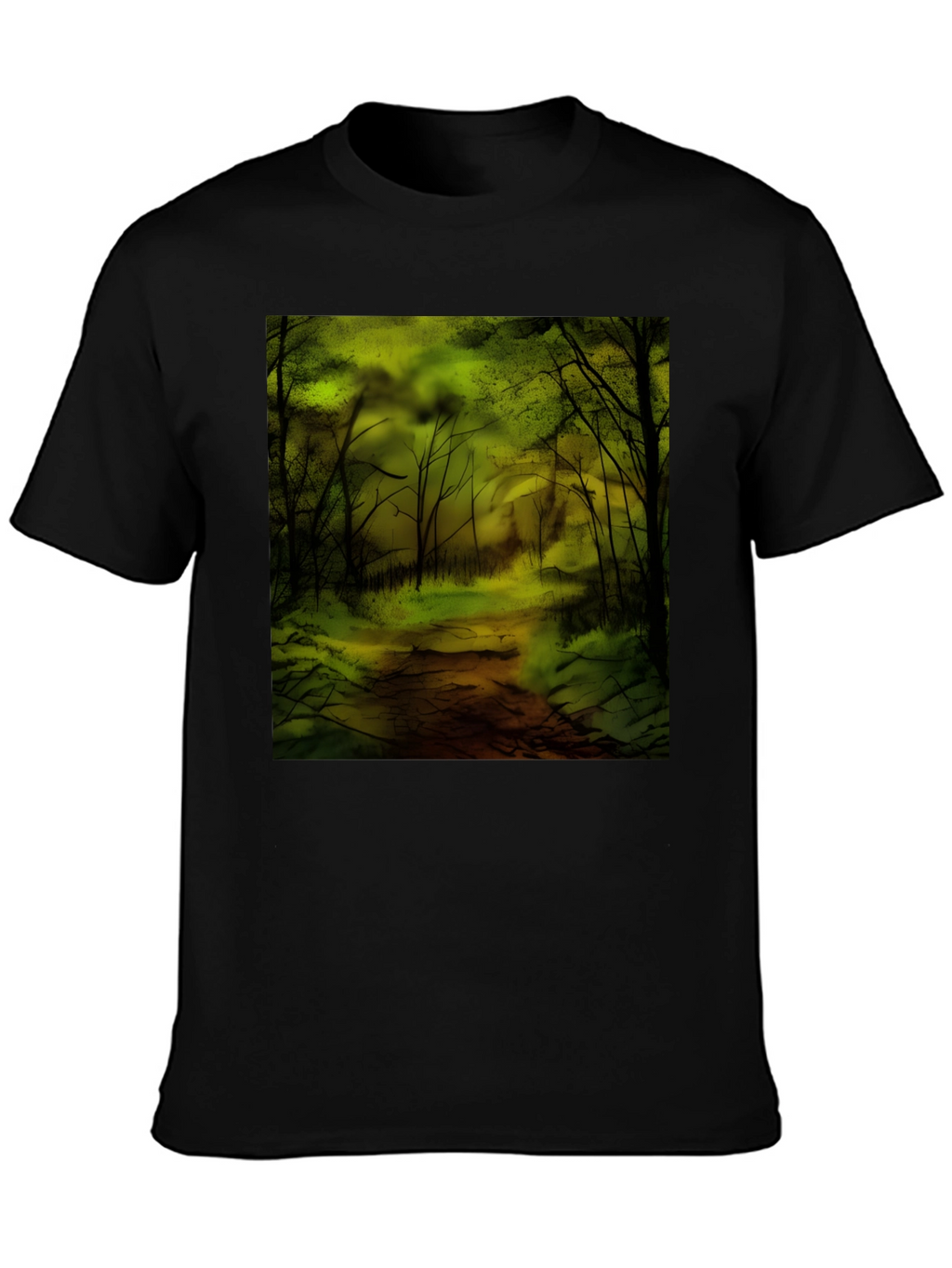 Forest Graphic T-Shirt - Black