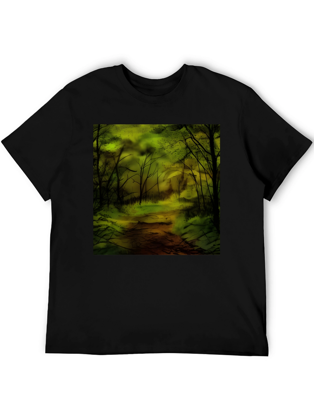 Forest Graphic T-Shirt - Black