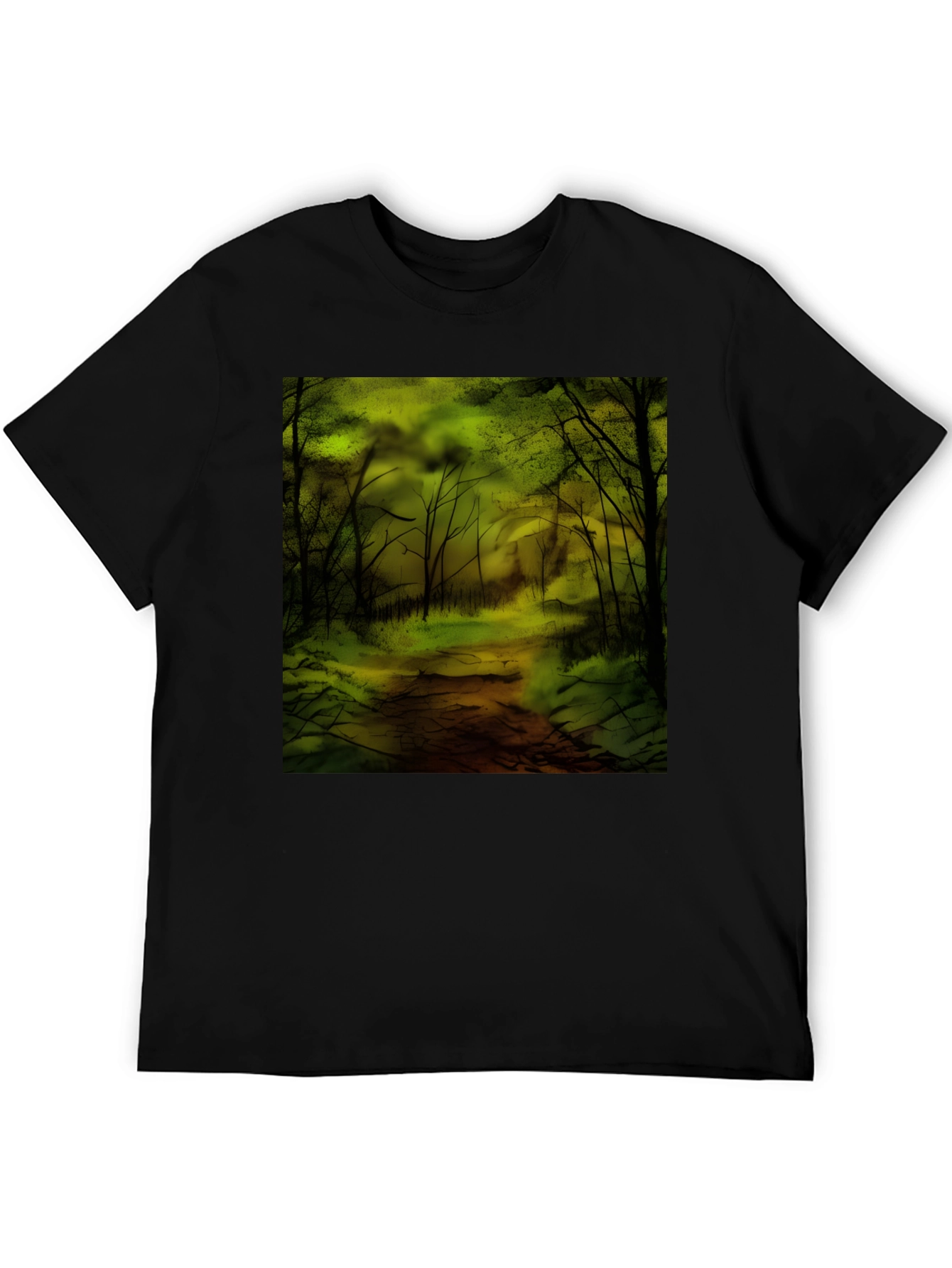 Forest Graphic T-Shirt - Black