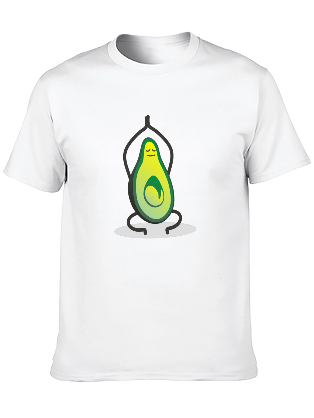 Zen Avocado T-Shirt - Funny Yoga Meditation Tee