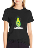 Zen Avocado T-Shirt - Funny Yoga Meditation Tee