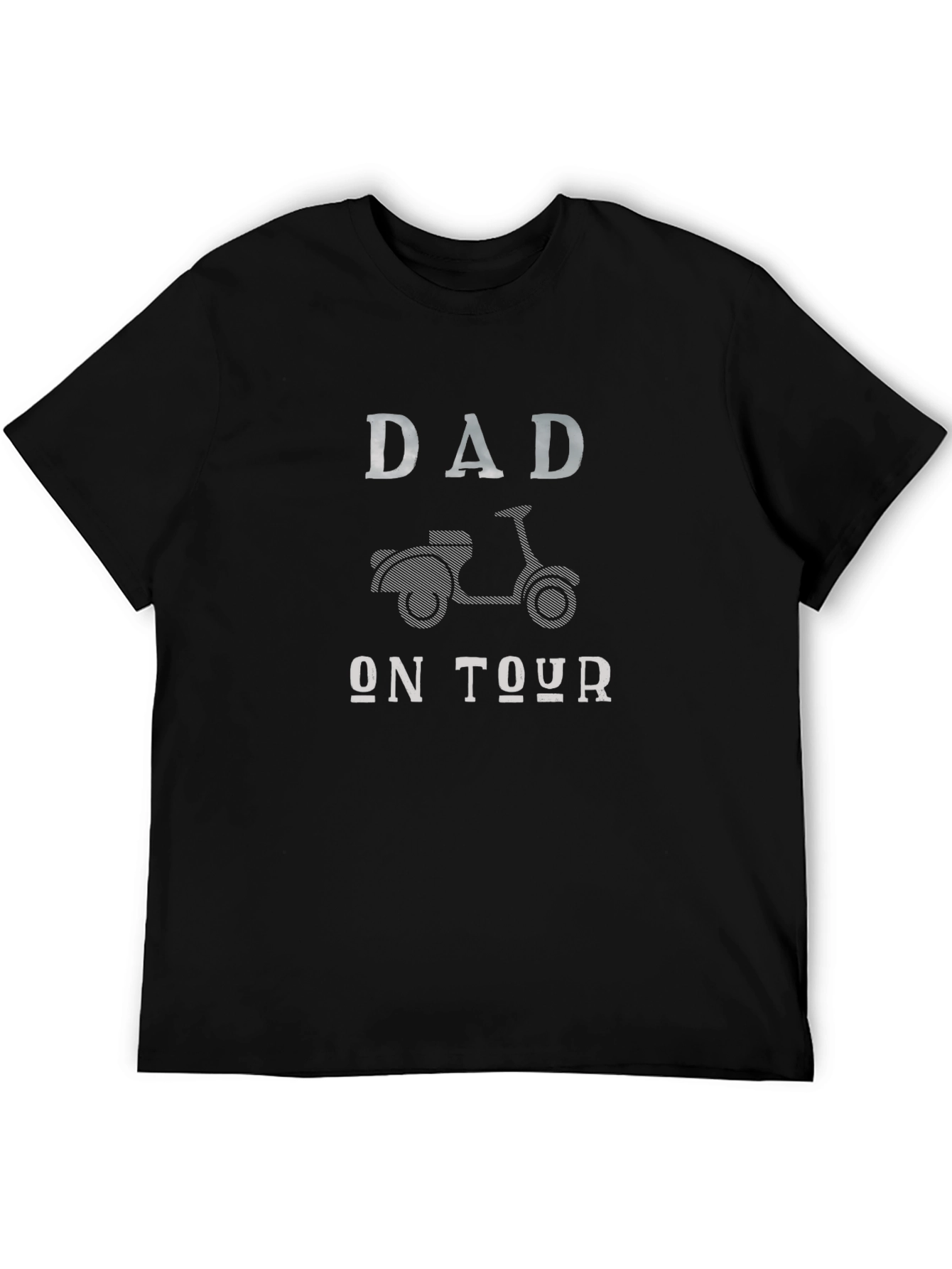 Dad On Tour Black T-Shirt