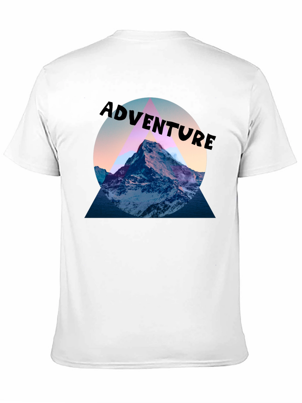 Adventure Mountain Graphic Tee - Black