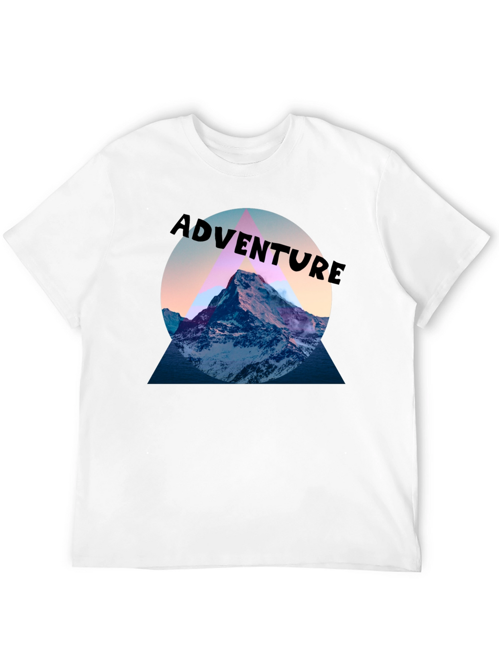 Adventure Mountain Graphic Tee - Black