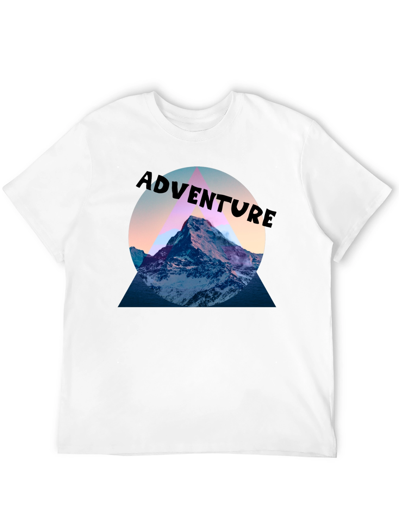 Adventure Mountain Graphic Tee - Black