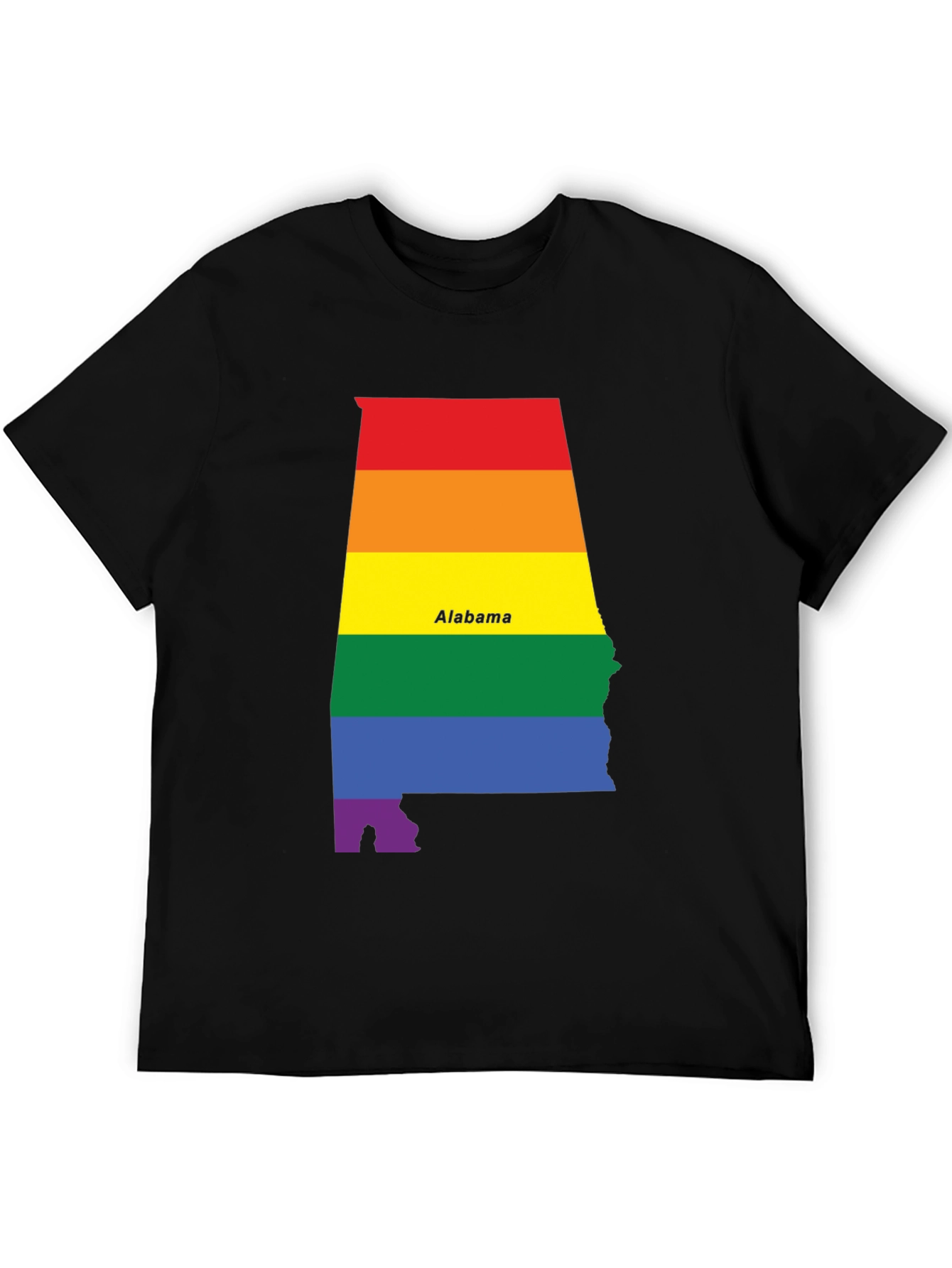 Alabama Pride T-Shirt - Rainbow State Pride
