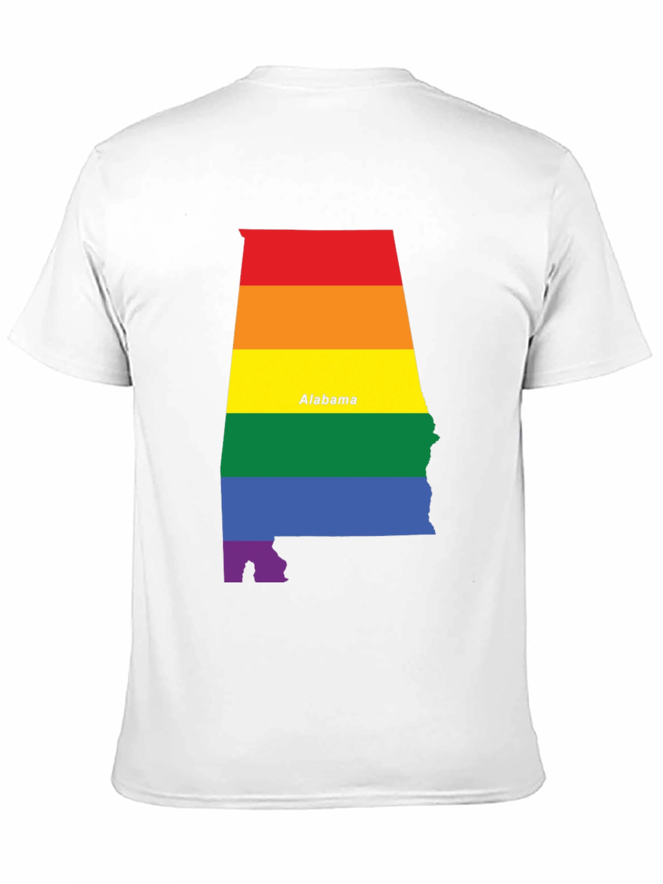 Alabama Pride T-Shirt - Rainbow State Pride