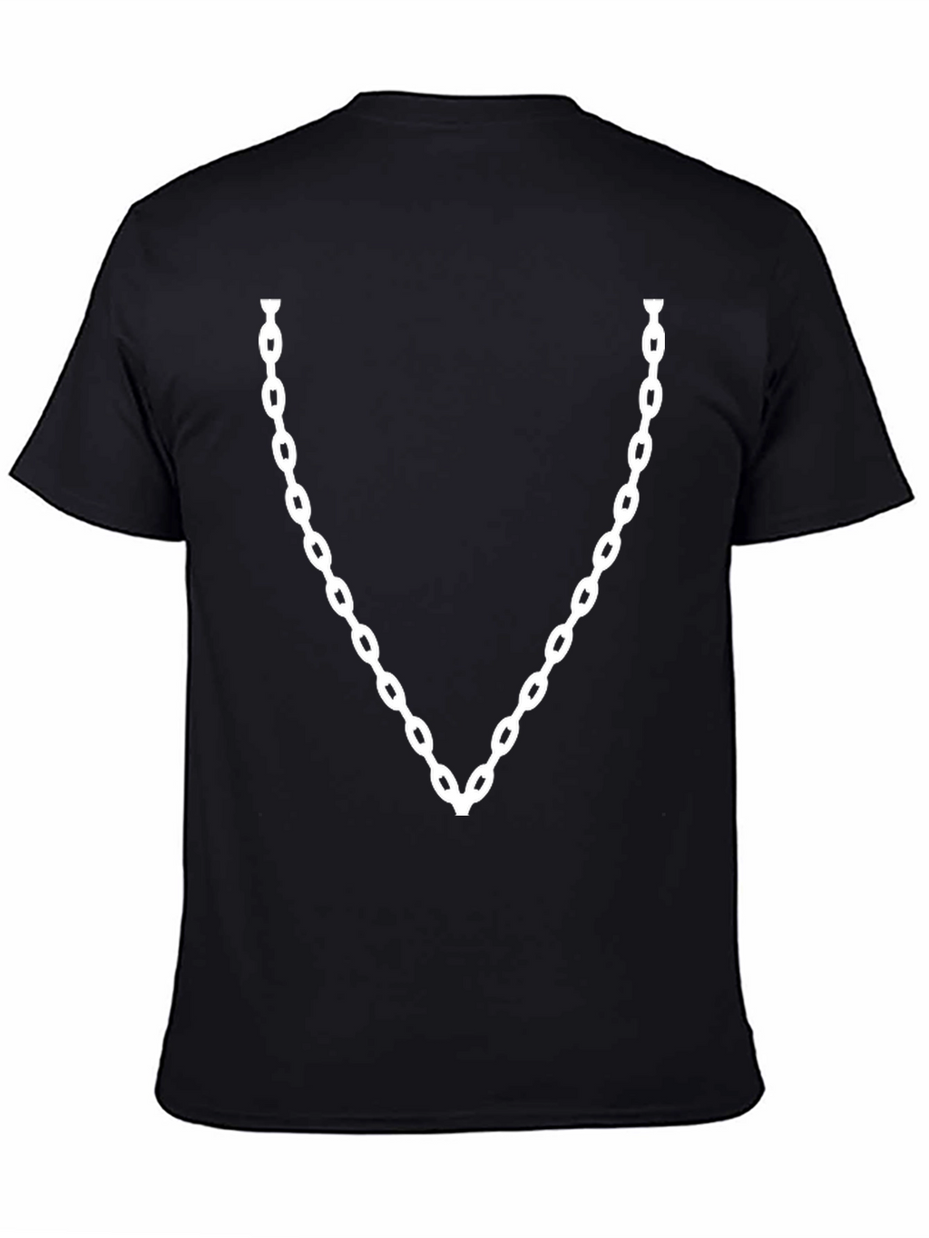 Chain Graphic Black T-Shirt - Cool Fashion Tee