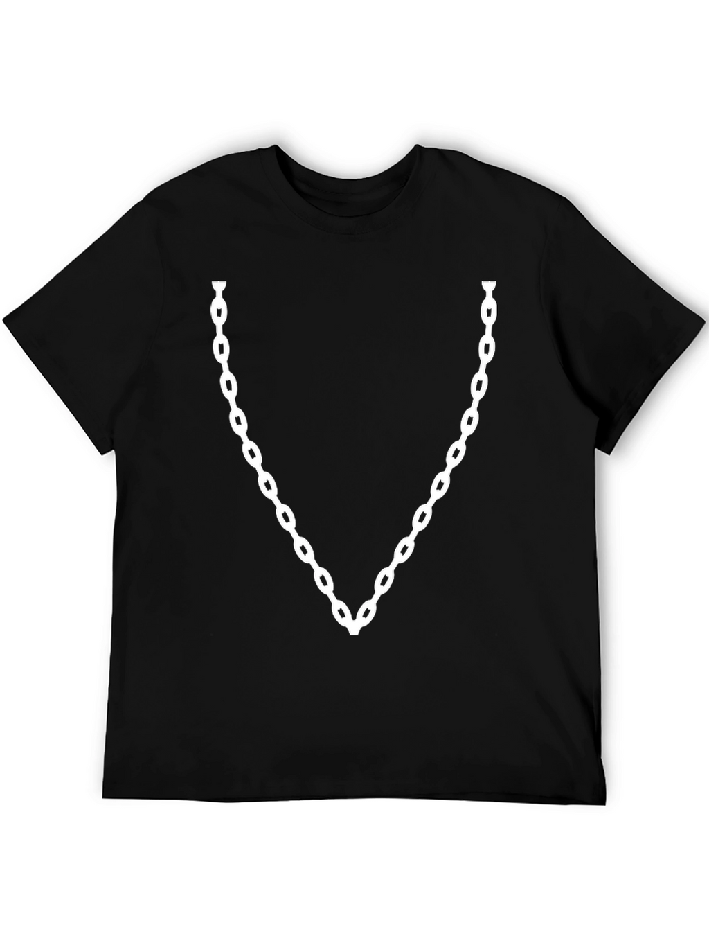 Chain Graphic Black T-Shirt - Cool Fashion Tee