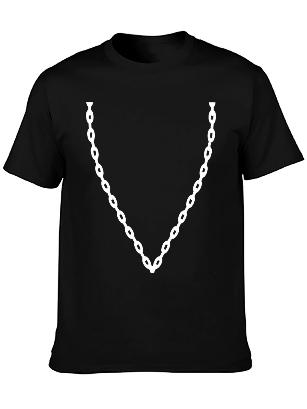Chain Graphic Black T-Shirt - Cool Fashion Tee