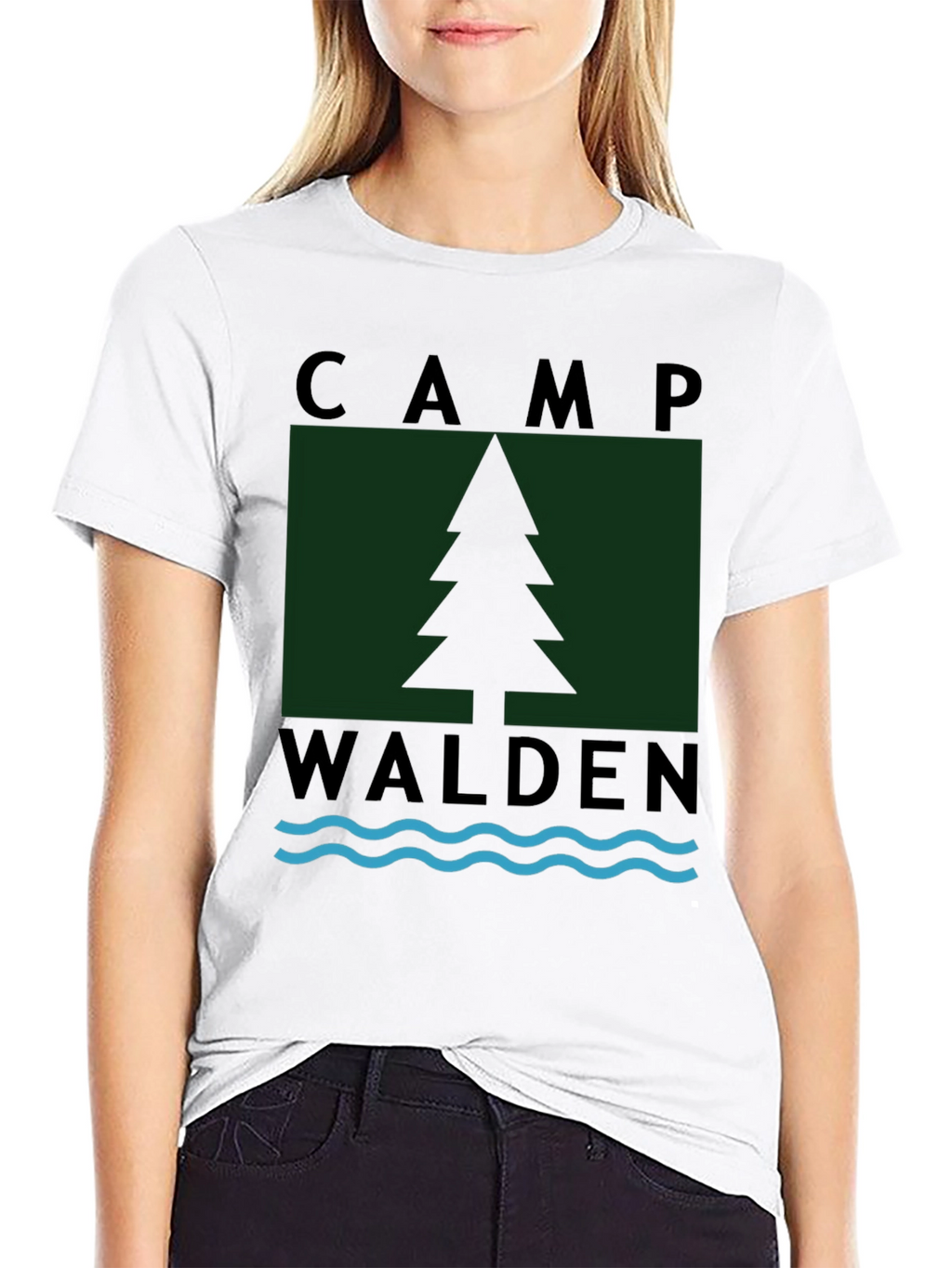 Camp Walden Graphic T-Shirt - Black