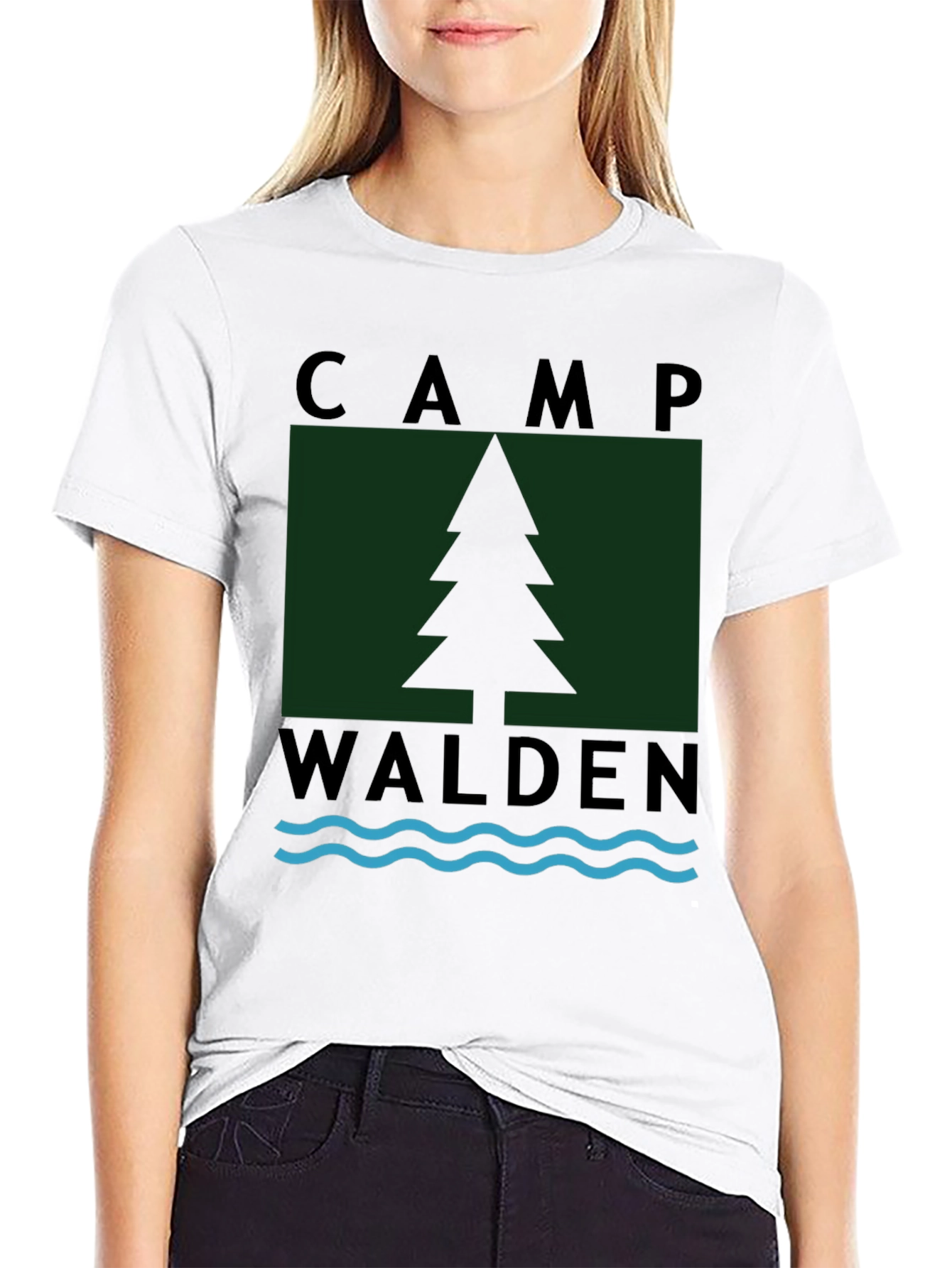 Camp Walden Graphic T-Shirt - Black
