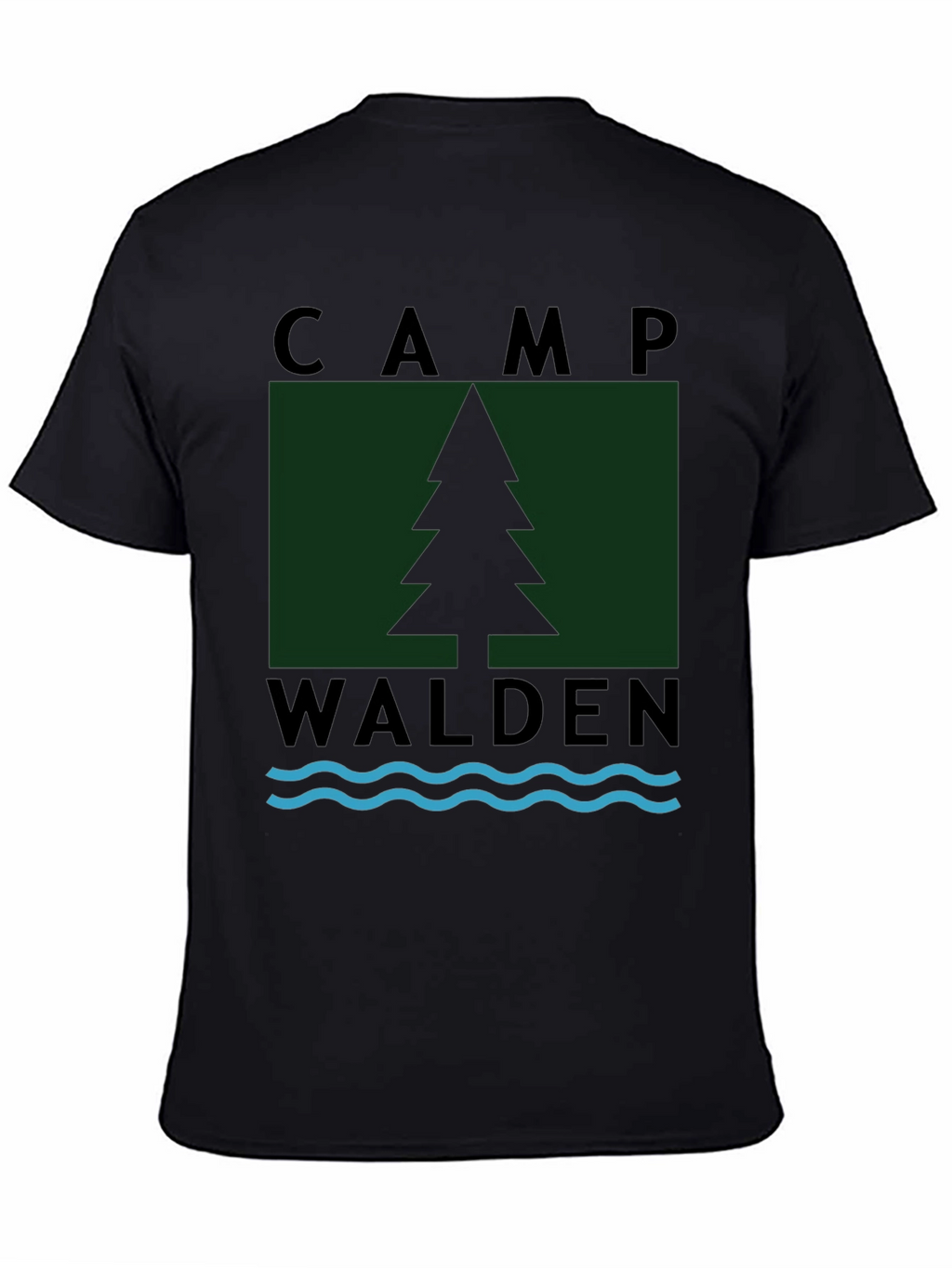 Camp Walden Graphic T-Shirt - Black