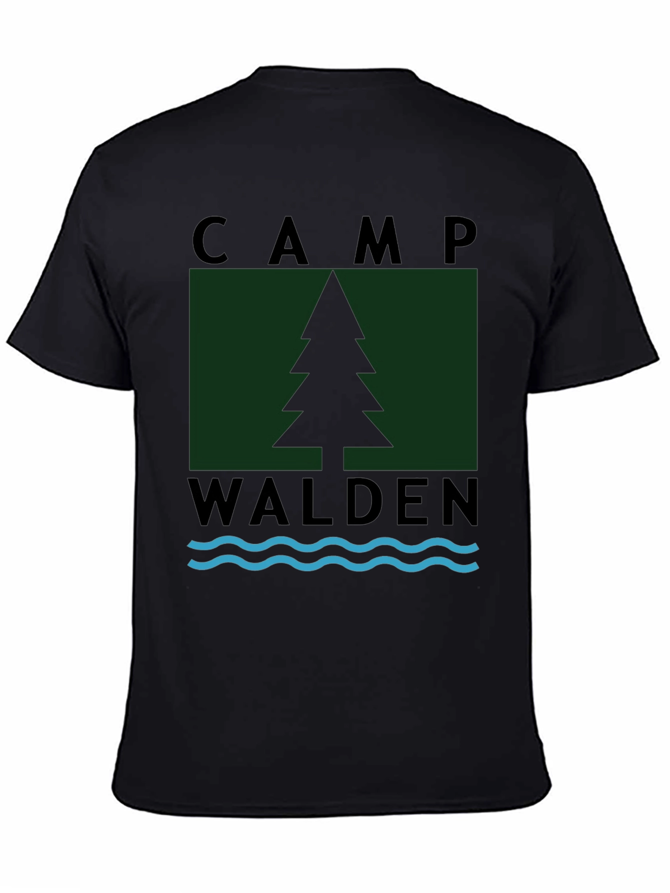Camp Walden Graphic T-Shirt - Black