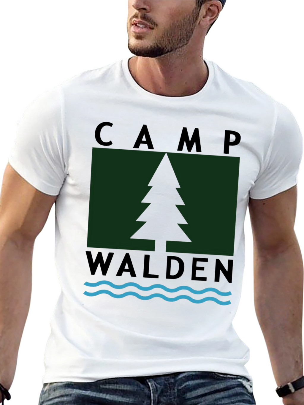 Camp Walden Graphic T-Shirt - Black