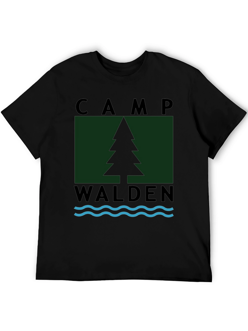 Camp Walden Graphic T-Shirt - Black