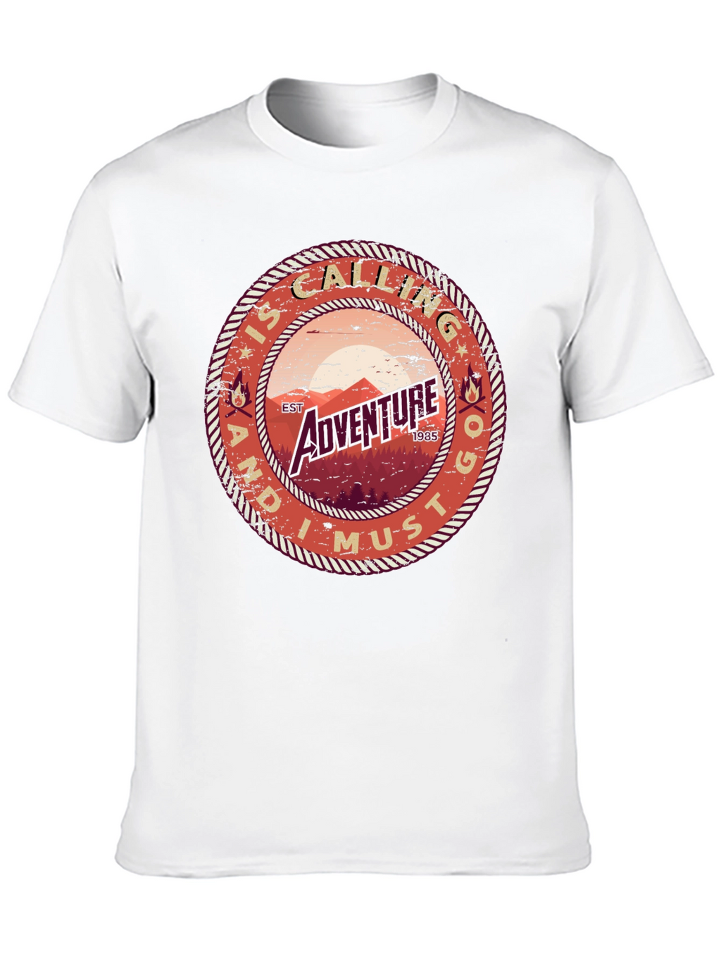 Adventure Calling Tee - Mens Black T-Shirt
