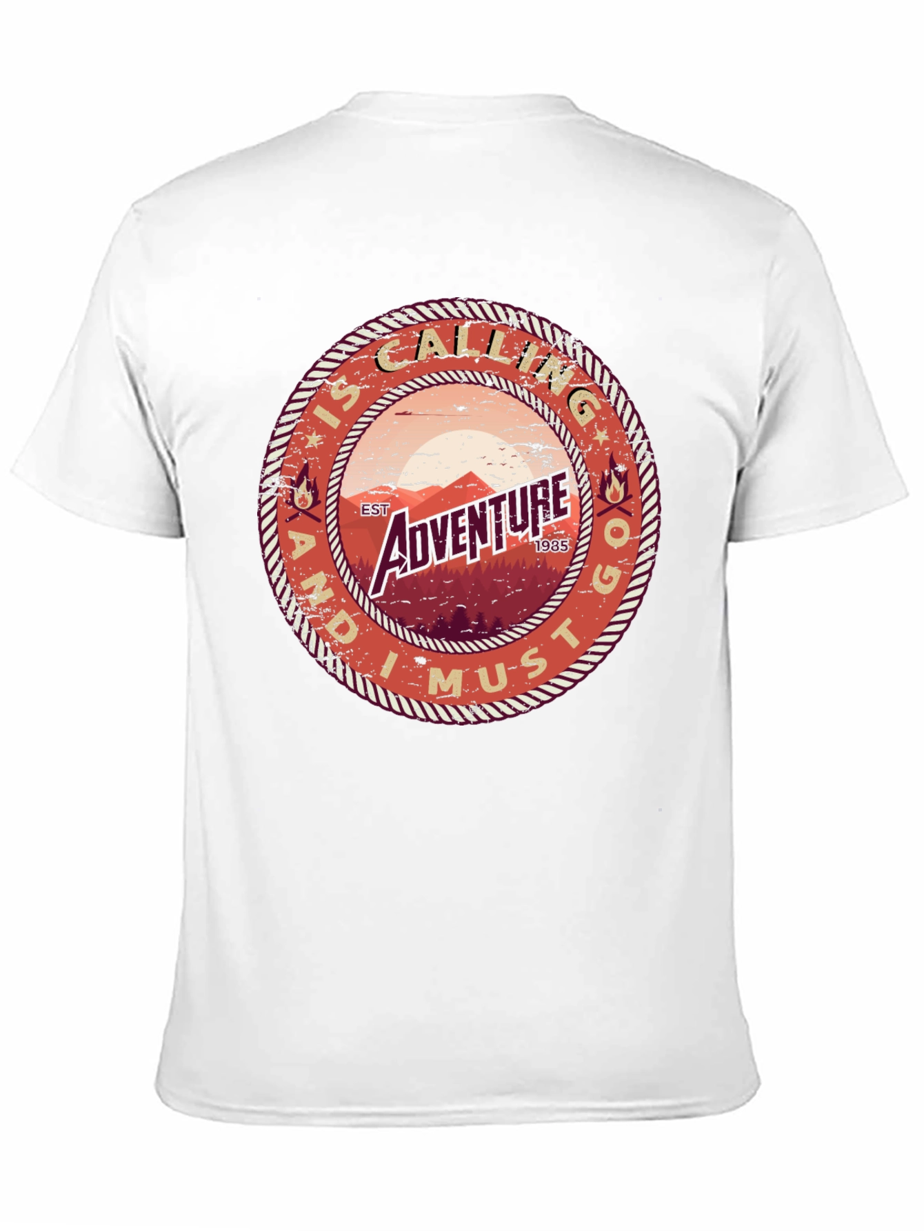 Adventure Calling Tee - Mens Black T-Shirt