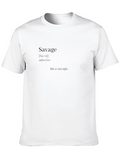 Savage Definition Graphic T-Shirt - Black