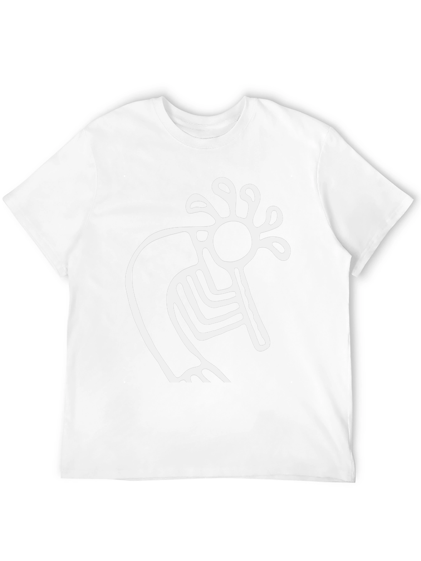 Kokopelli Graphic Tee - Black Cotton T-Shirt