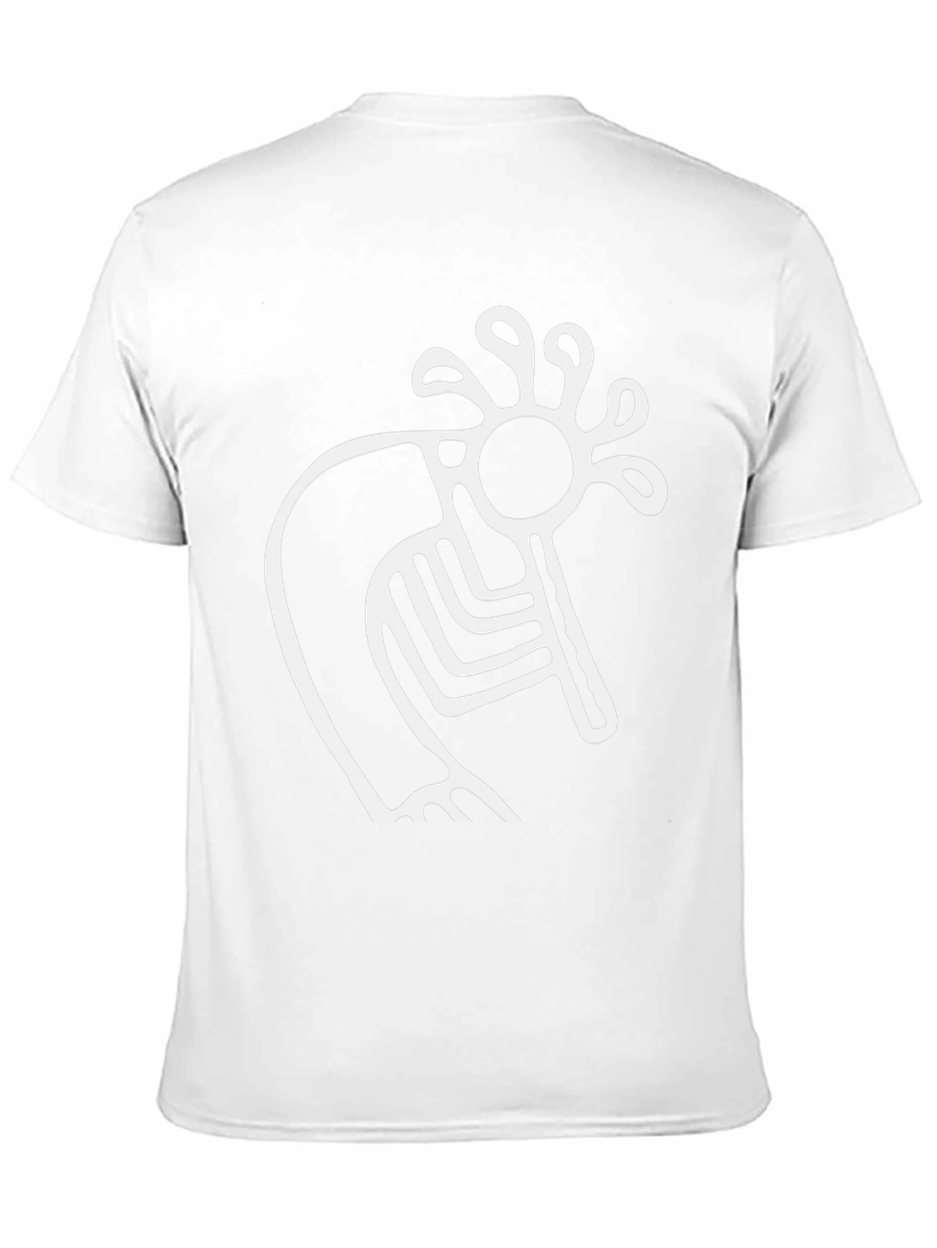 Kokopelli Graphic Tee - Black Cotton T-Shirt