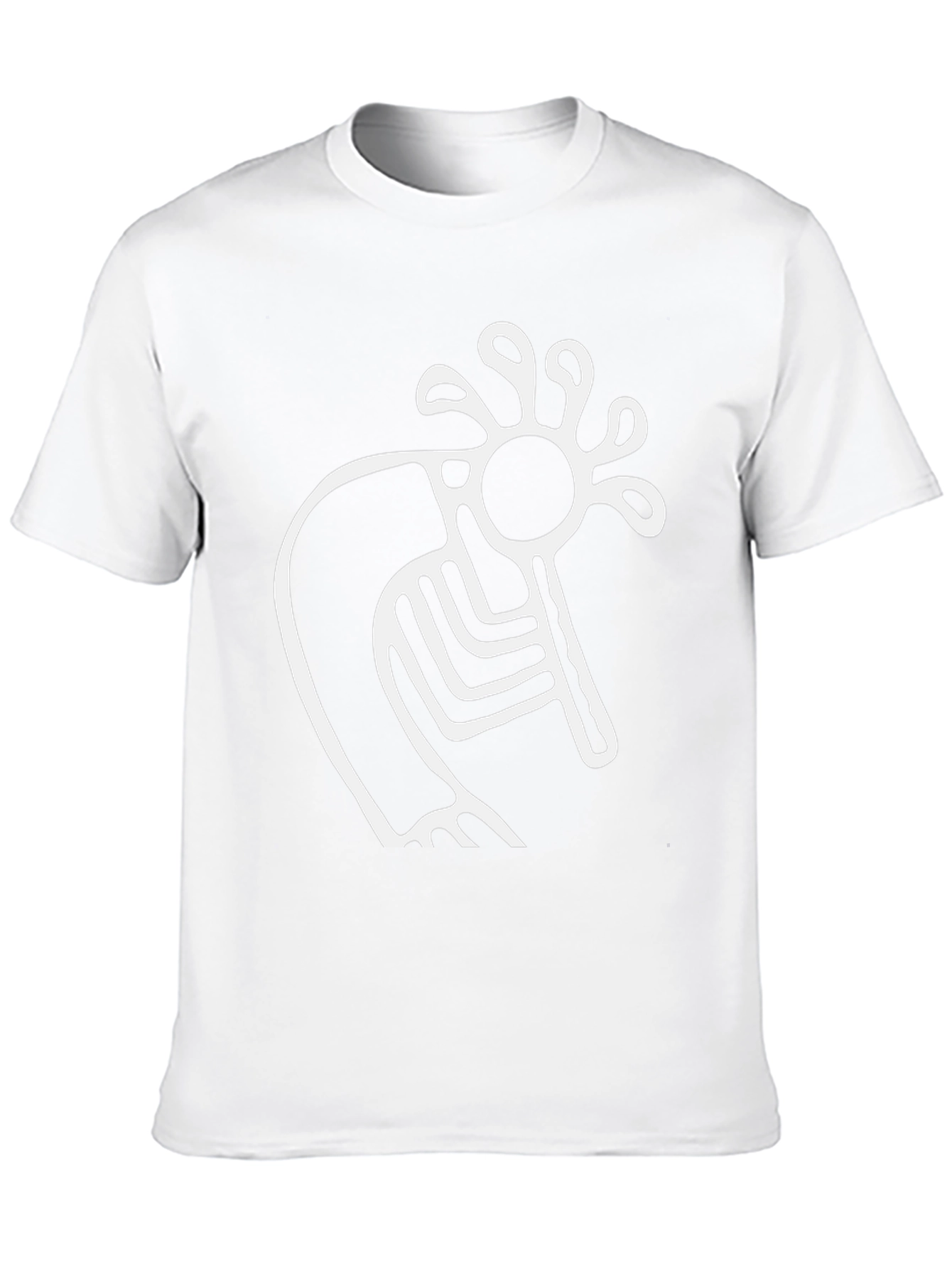 Kokopelli Graphic Tee - Black Cotton T-Shirt