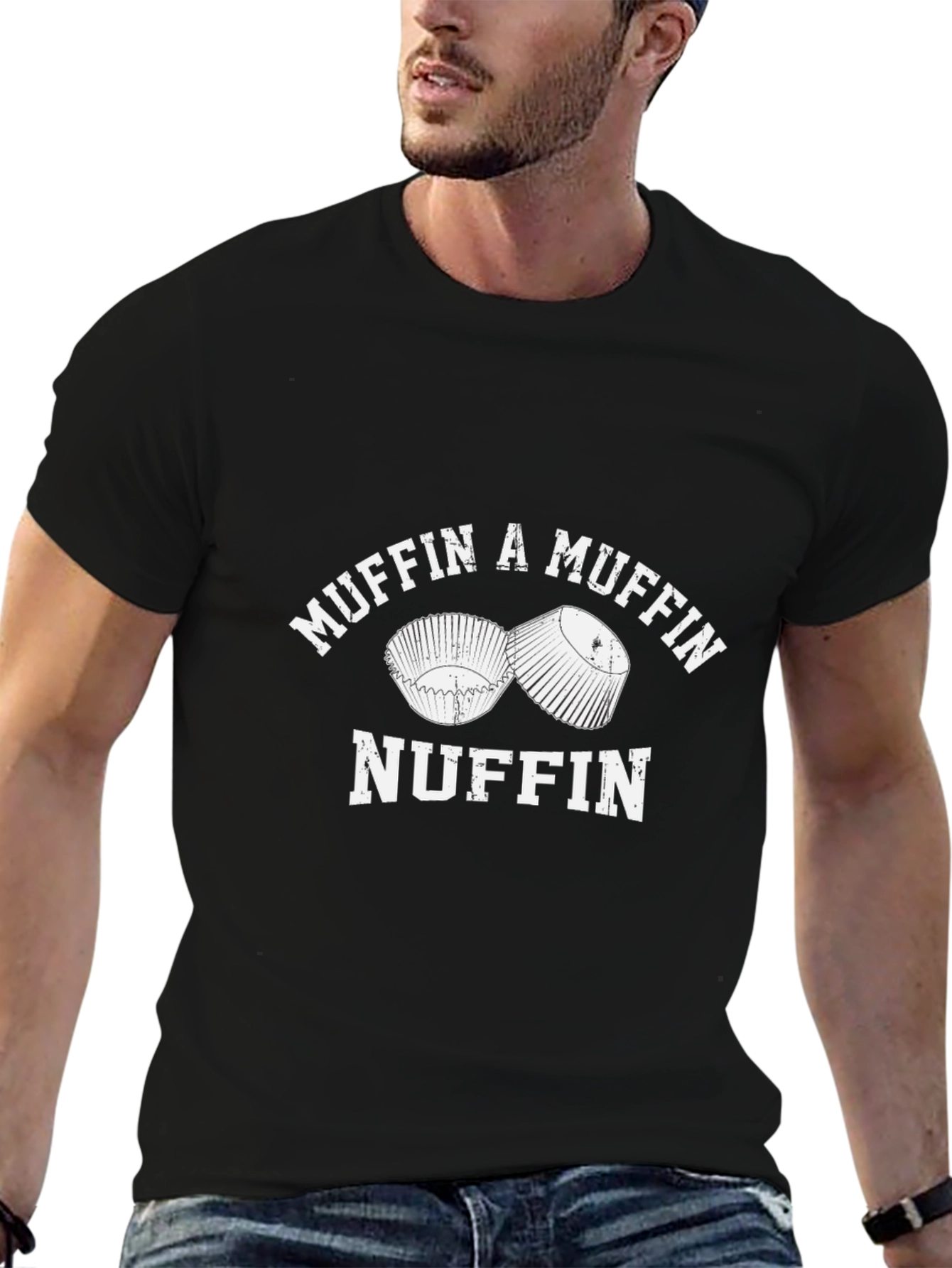 Muffin A Muffin Nuffin Black T-Shirt