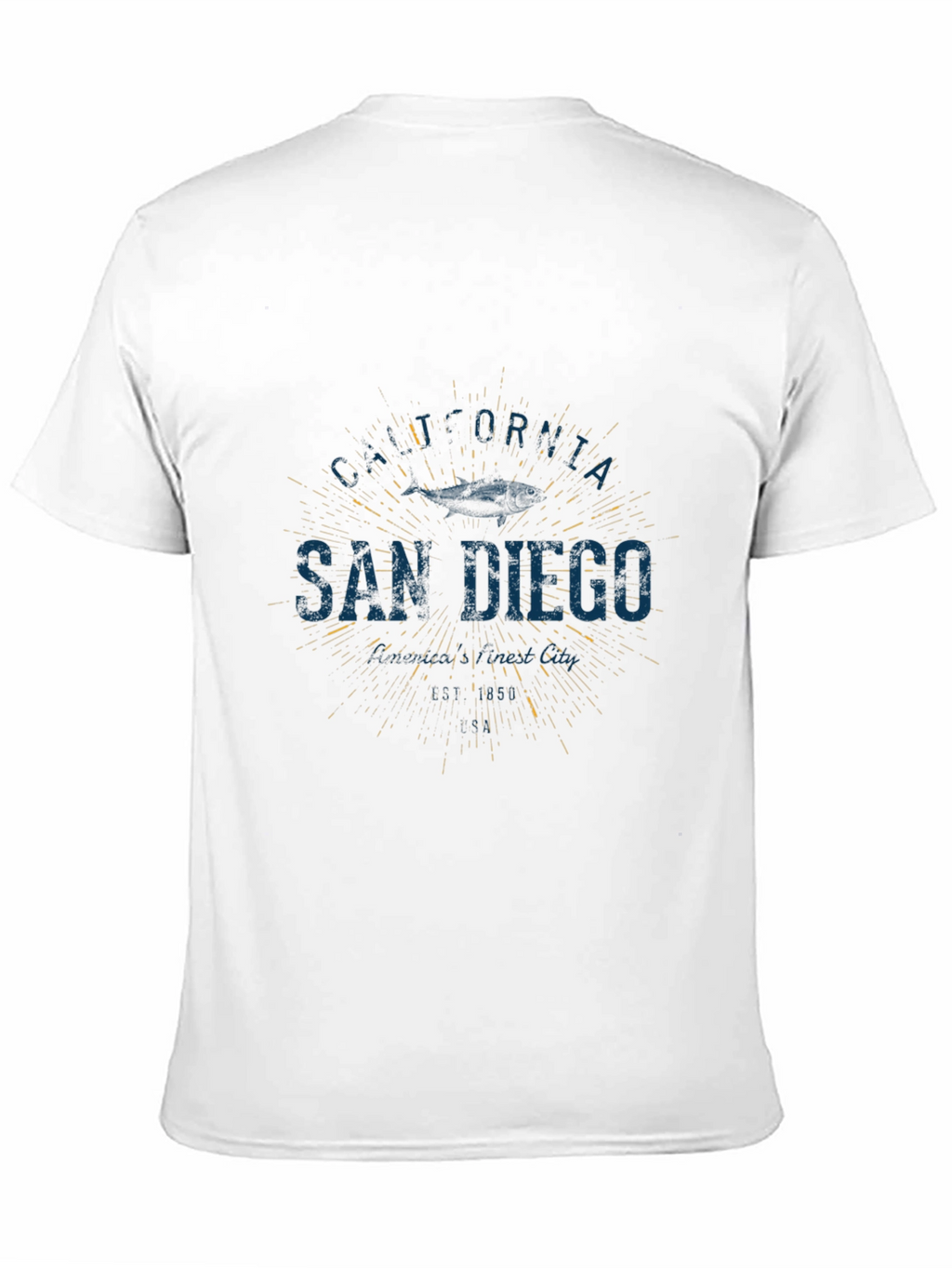 San Diego California Graphic Tee - Classic Style