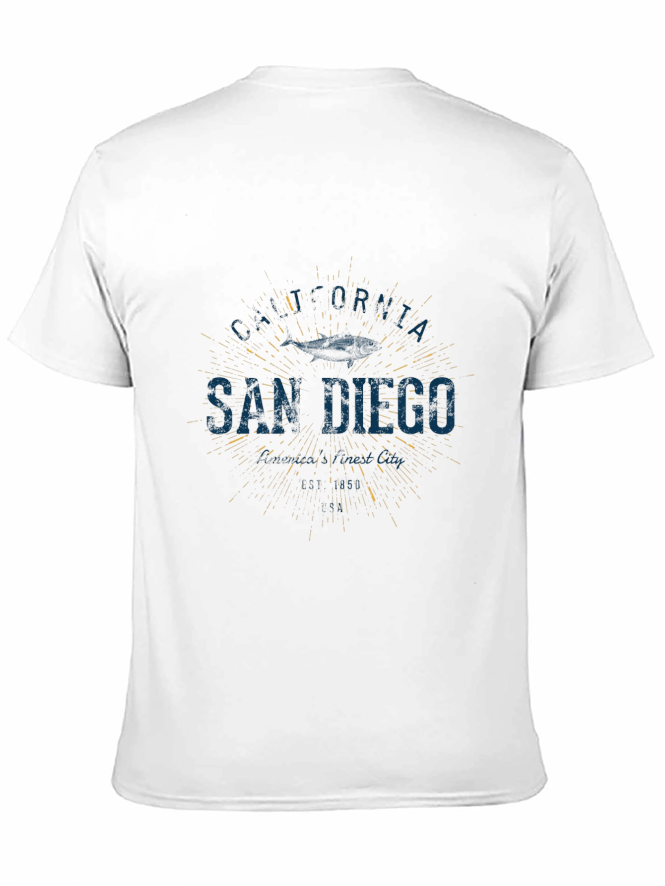 San Diego California Graphic Tee - Classic Style