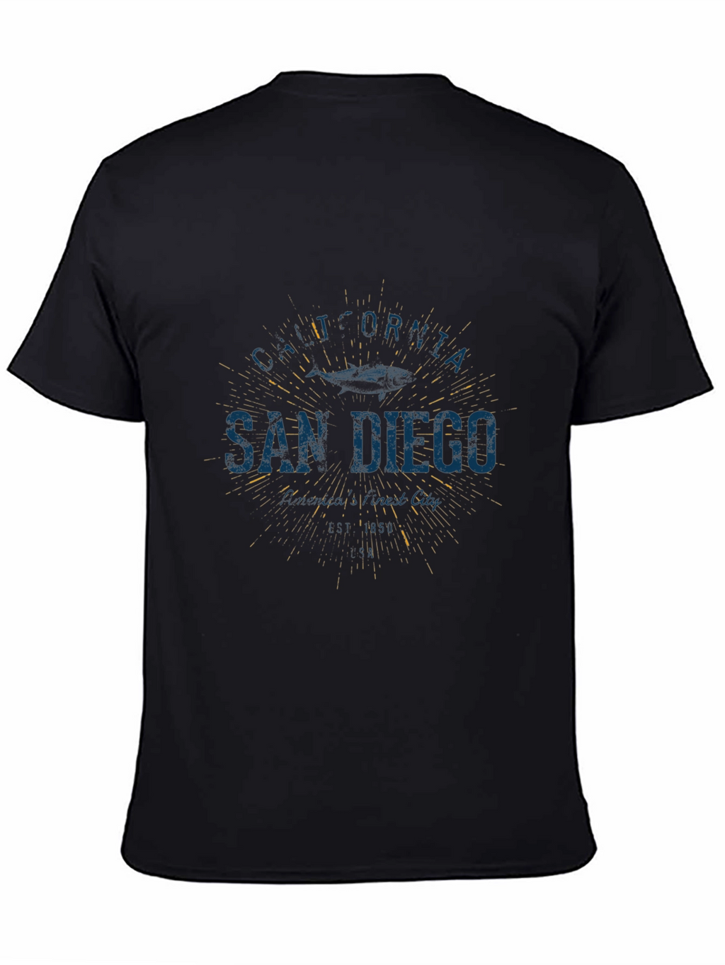 San Diego California Graphic Tee - Classic Style