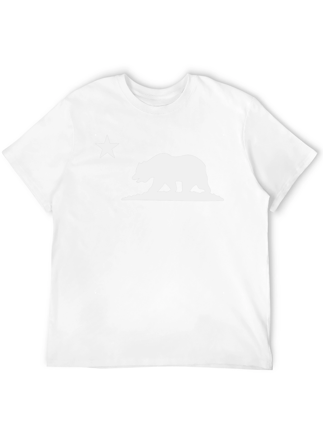 California Bear Flag Graphic T-Shirt