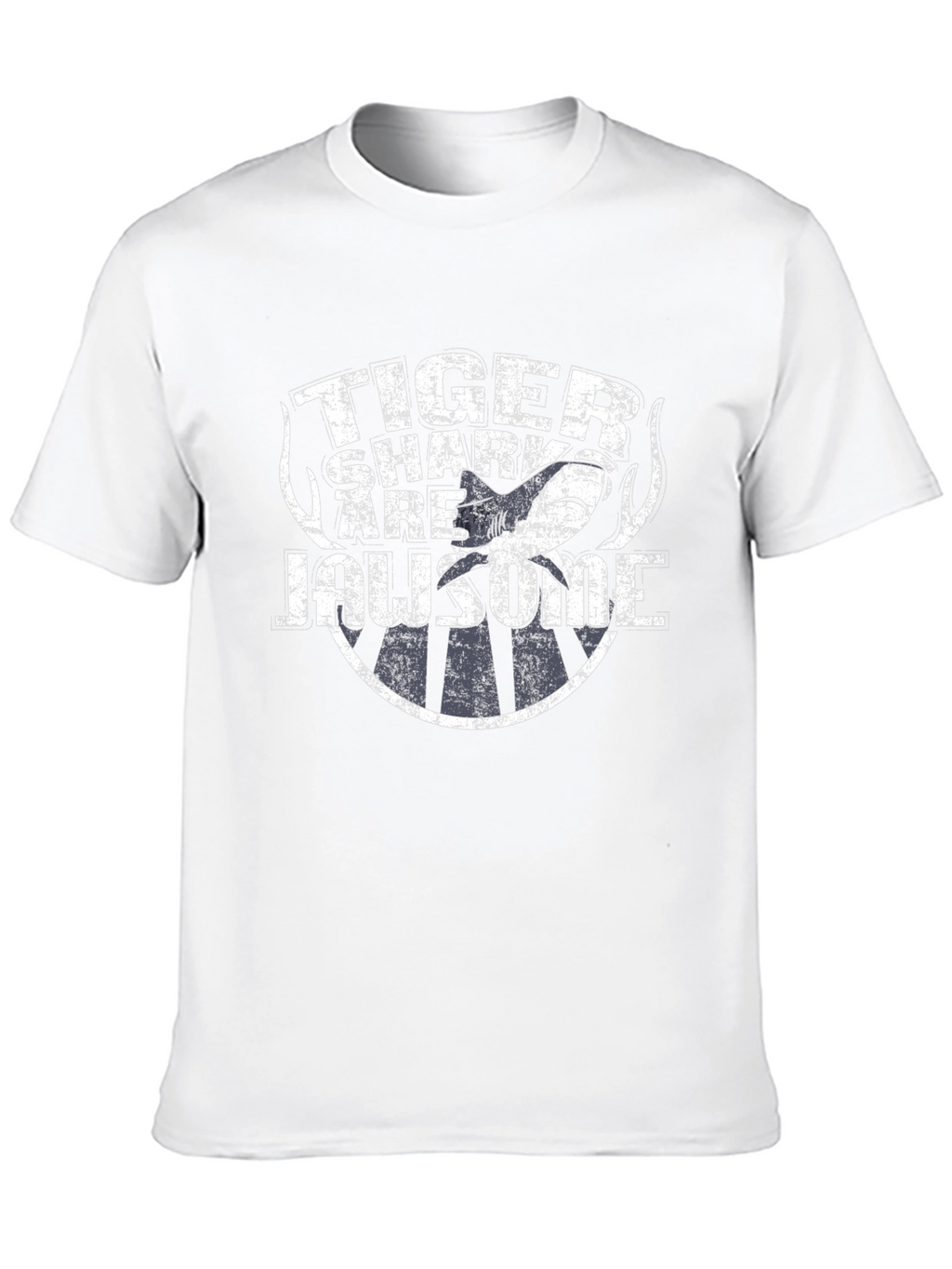 Tiger Shark Jawsome Graphic T-Shirt - Black