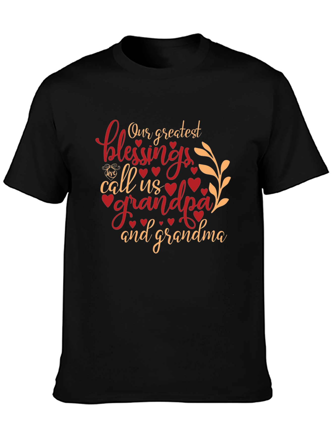 Grandparents Greatest Blessings T-Shirt