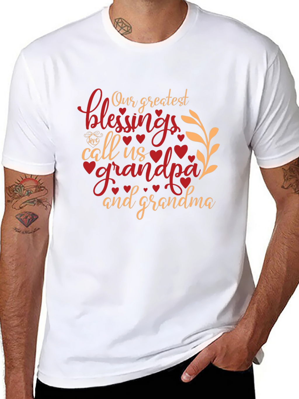 Grandparents Greatest Blessings T-Shirt
