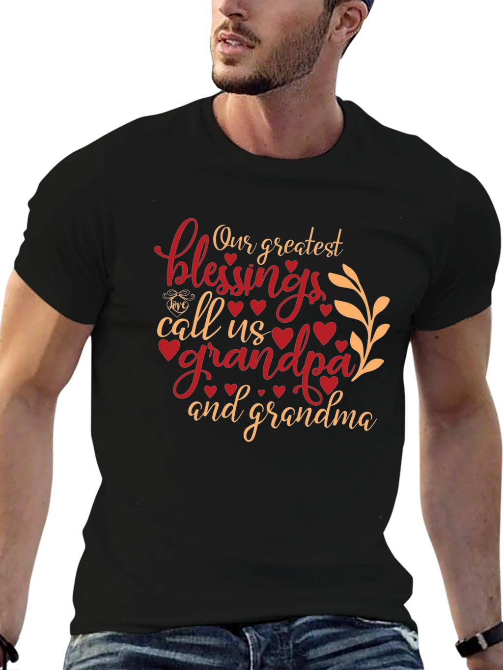 Grandparents Greatest Blessings T-Shirt